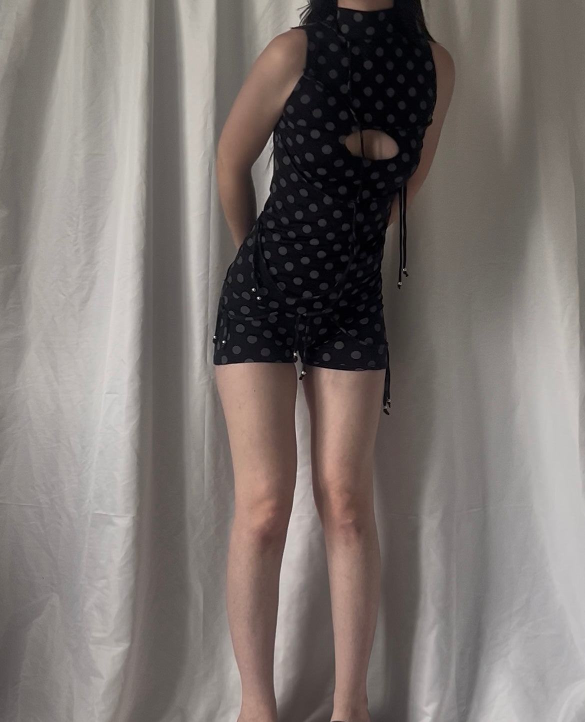 Ensemble haut à pois et short