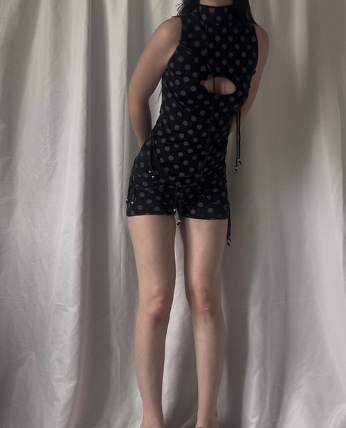 Ensemble haut à pois et short