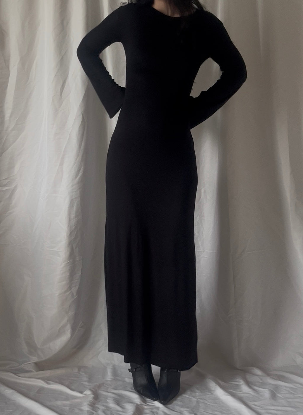 Robe à nouer dans le dos