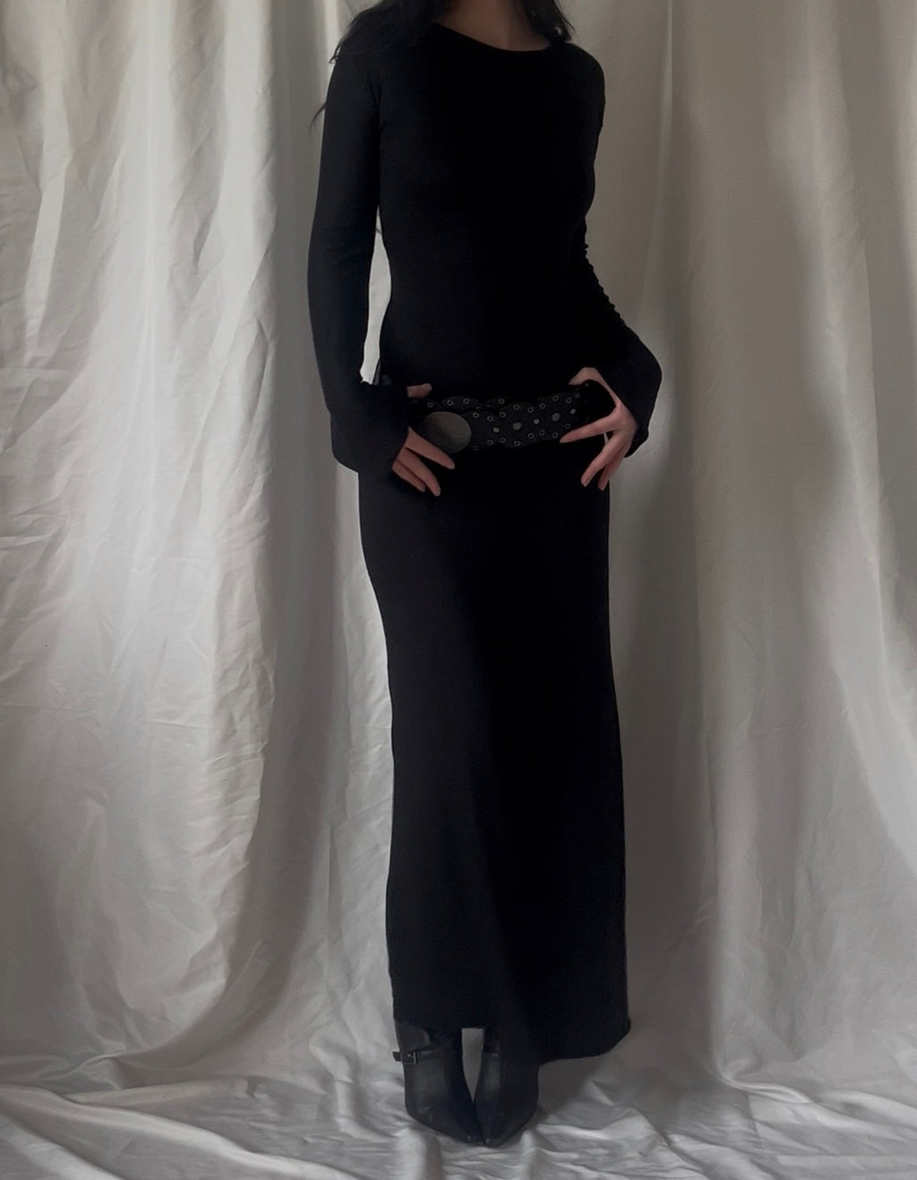 Robe à nouer dans le dos