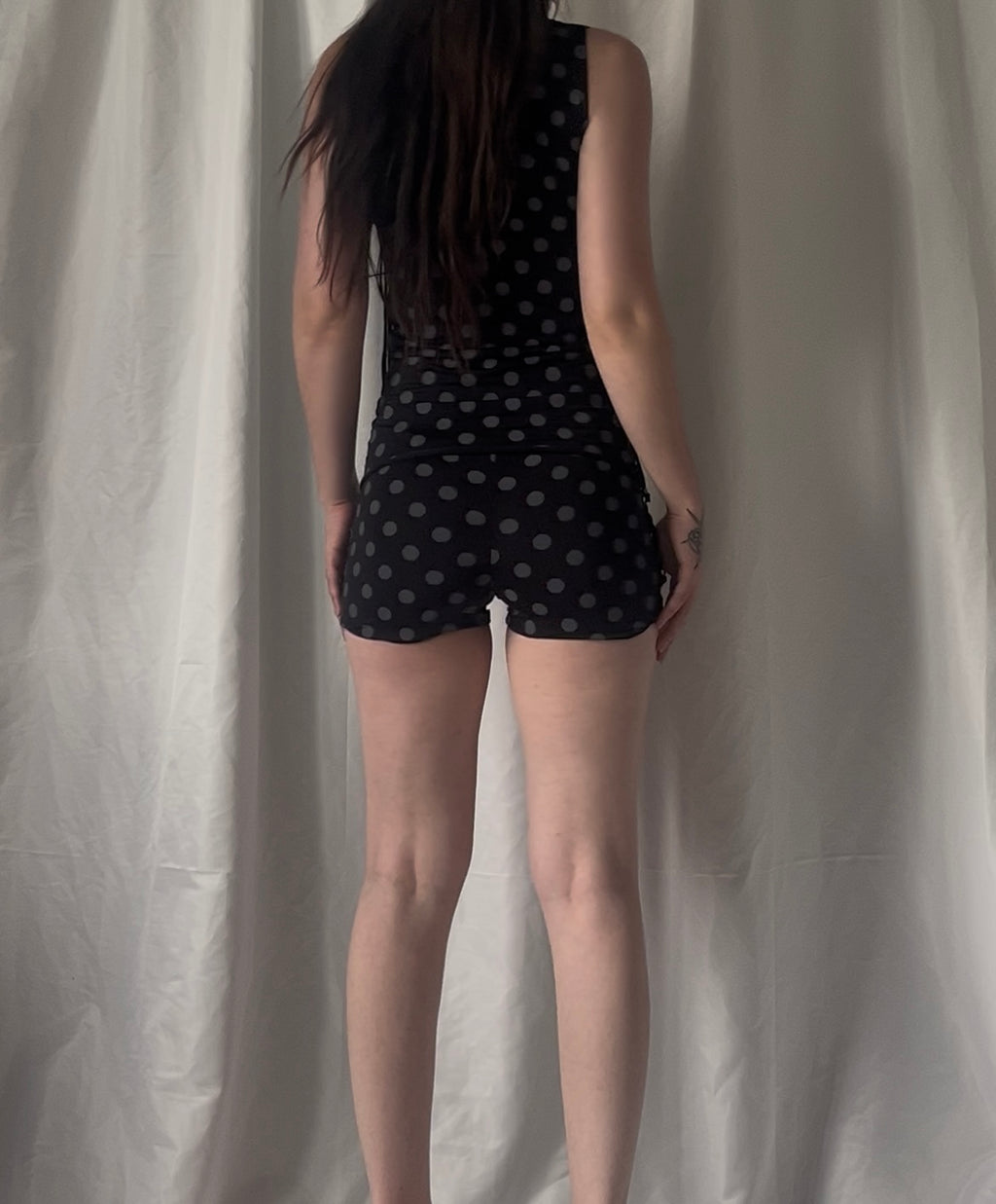 Ensemble haut à pois et short