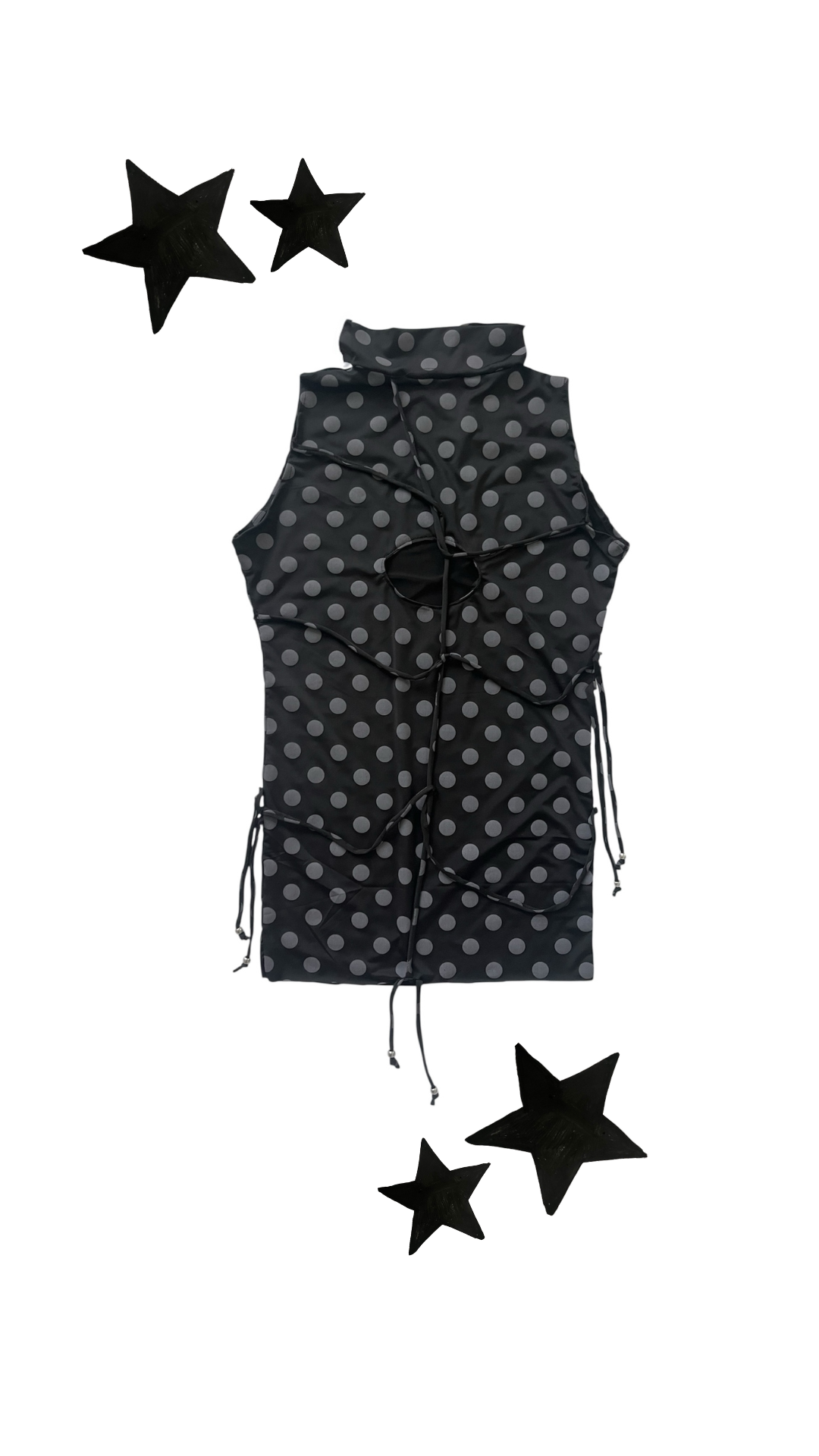 T-shirt cordons asymétriques