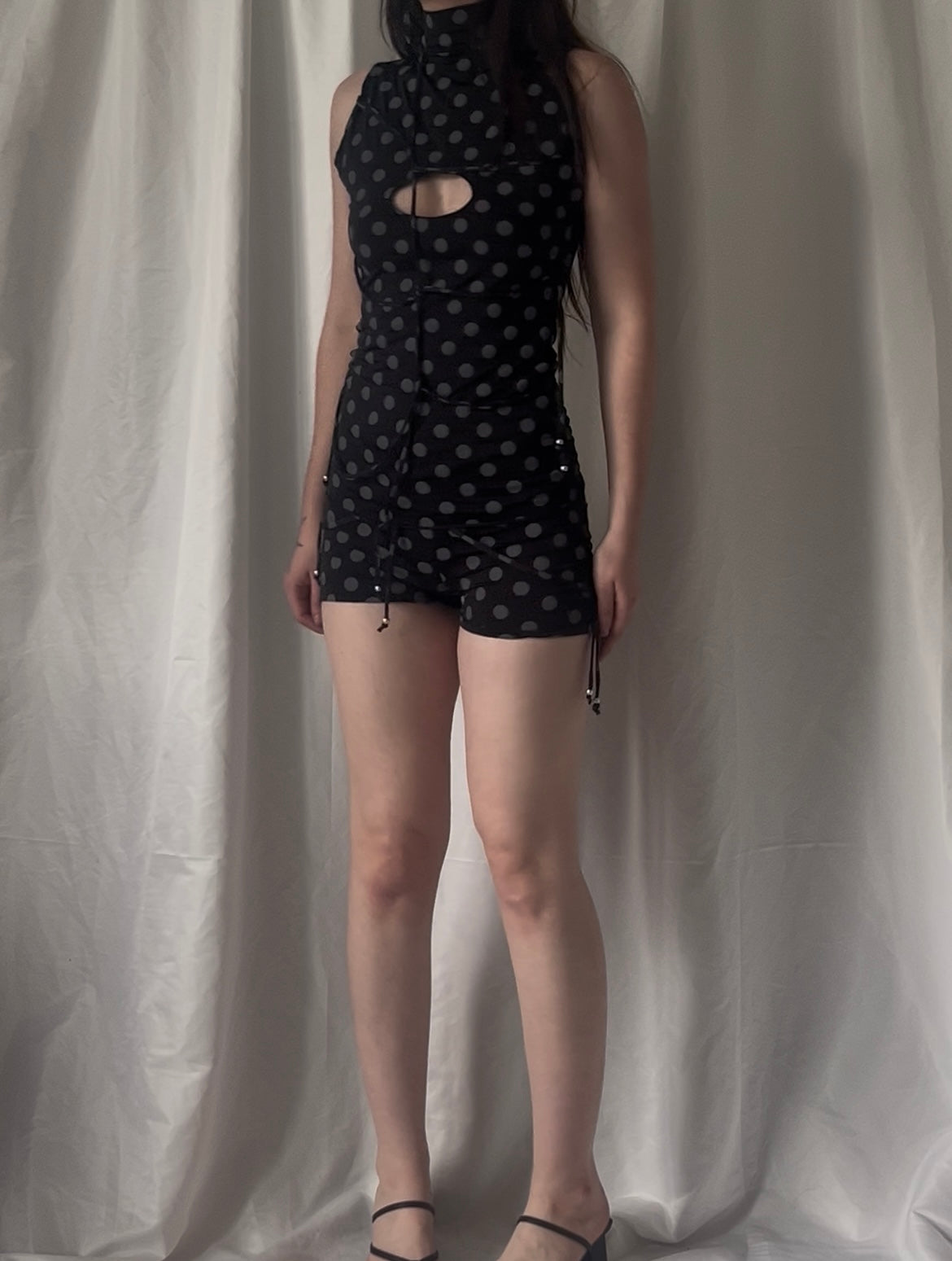 Ensemble haut à pois et short