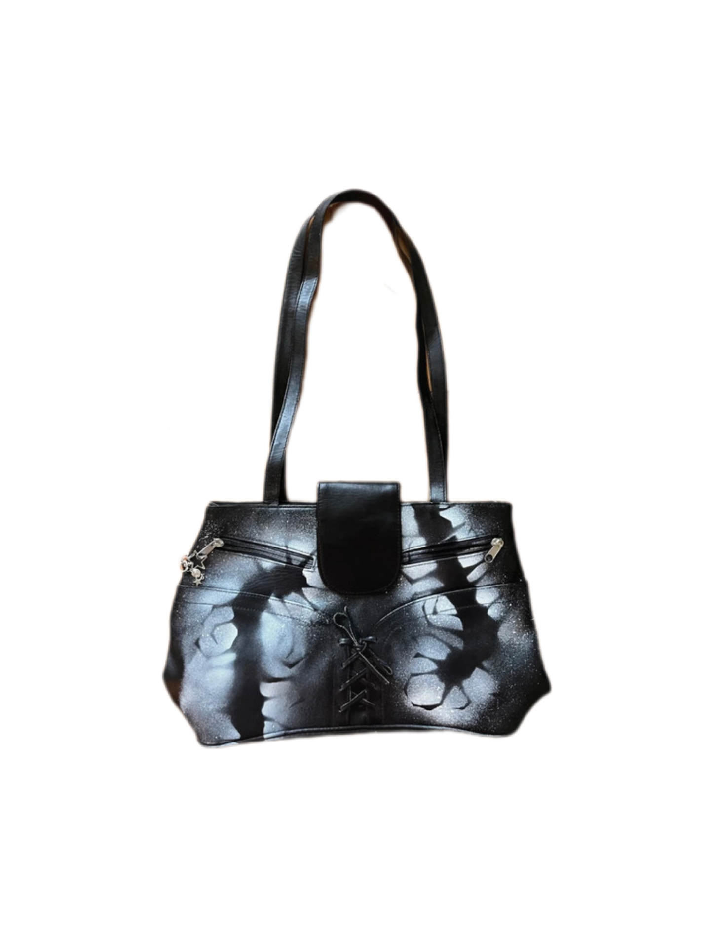 Sac à main vintage customisé