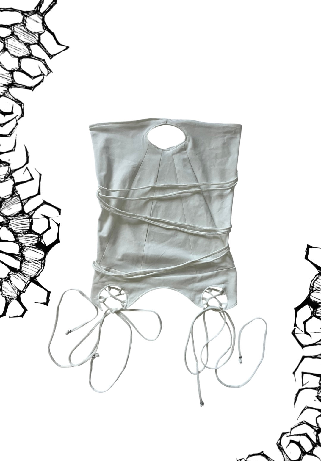Bustier à pointes