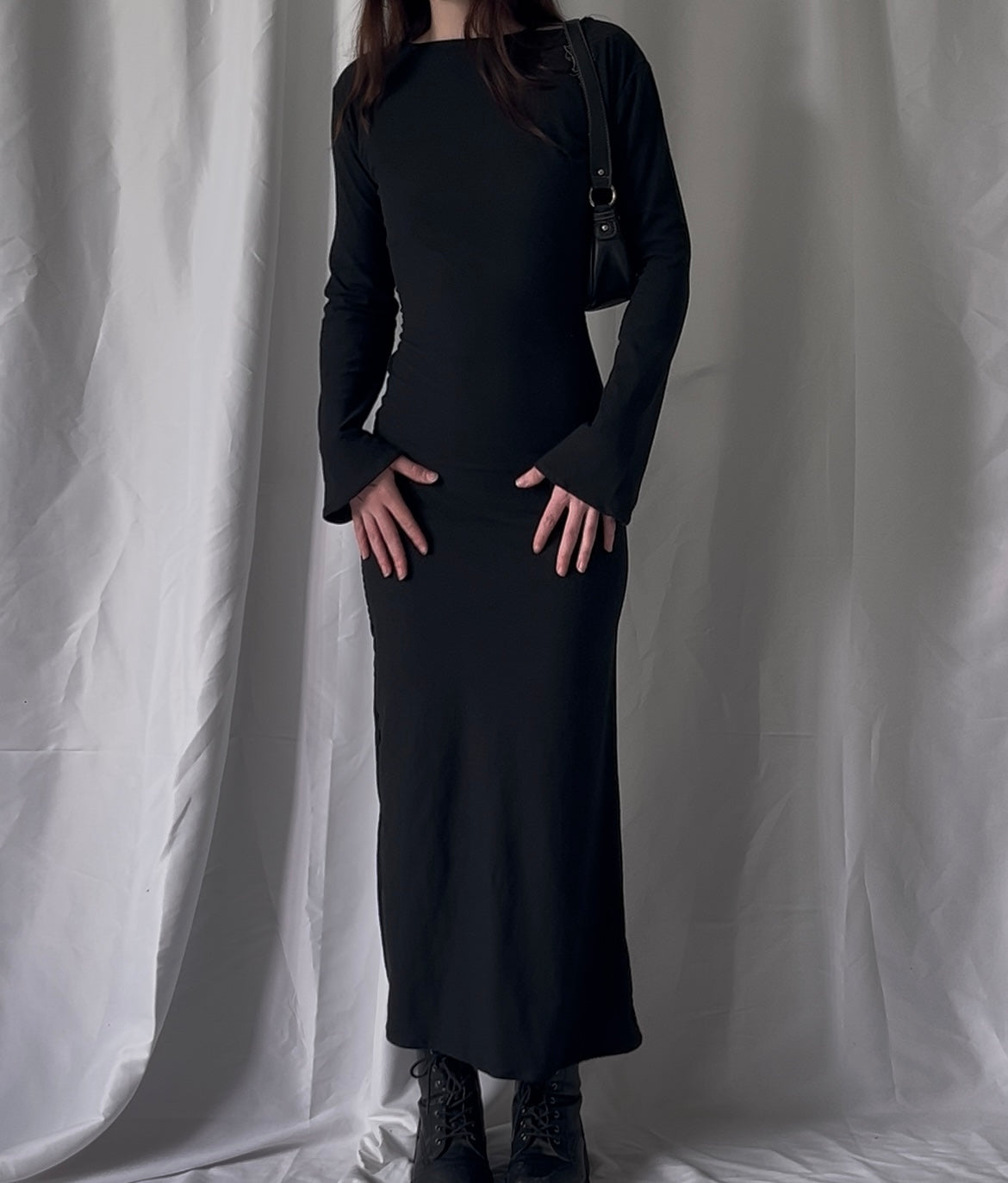 Robe à nouer dans le dos