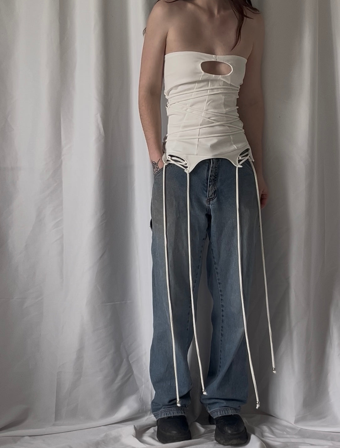 Bustier à pointes