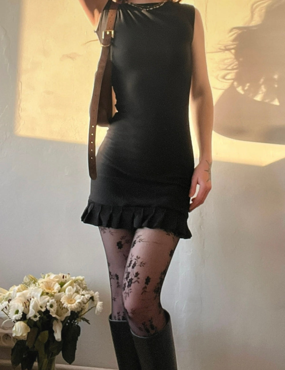 Robe à plissages