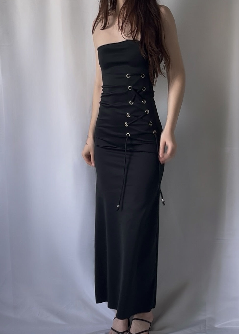 Robe tube détail corset