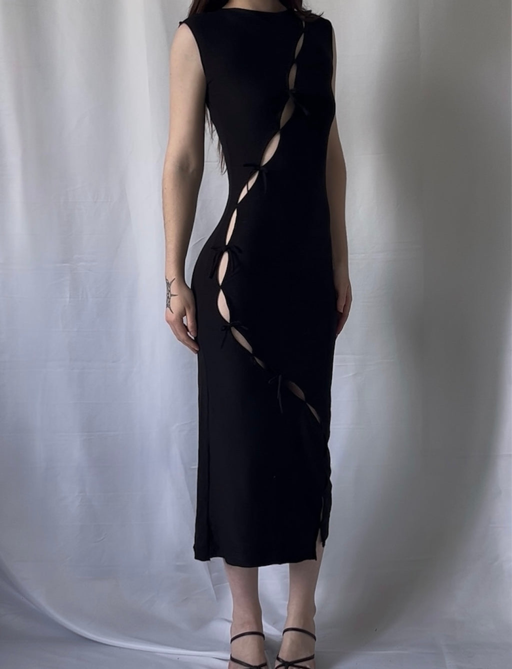 Robe longue à gouttes