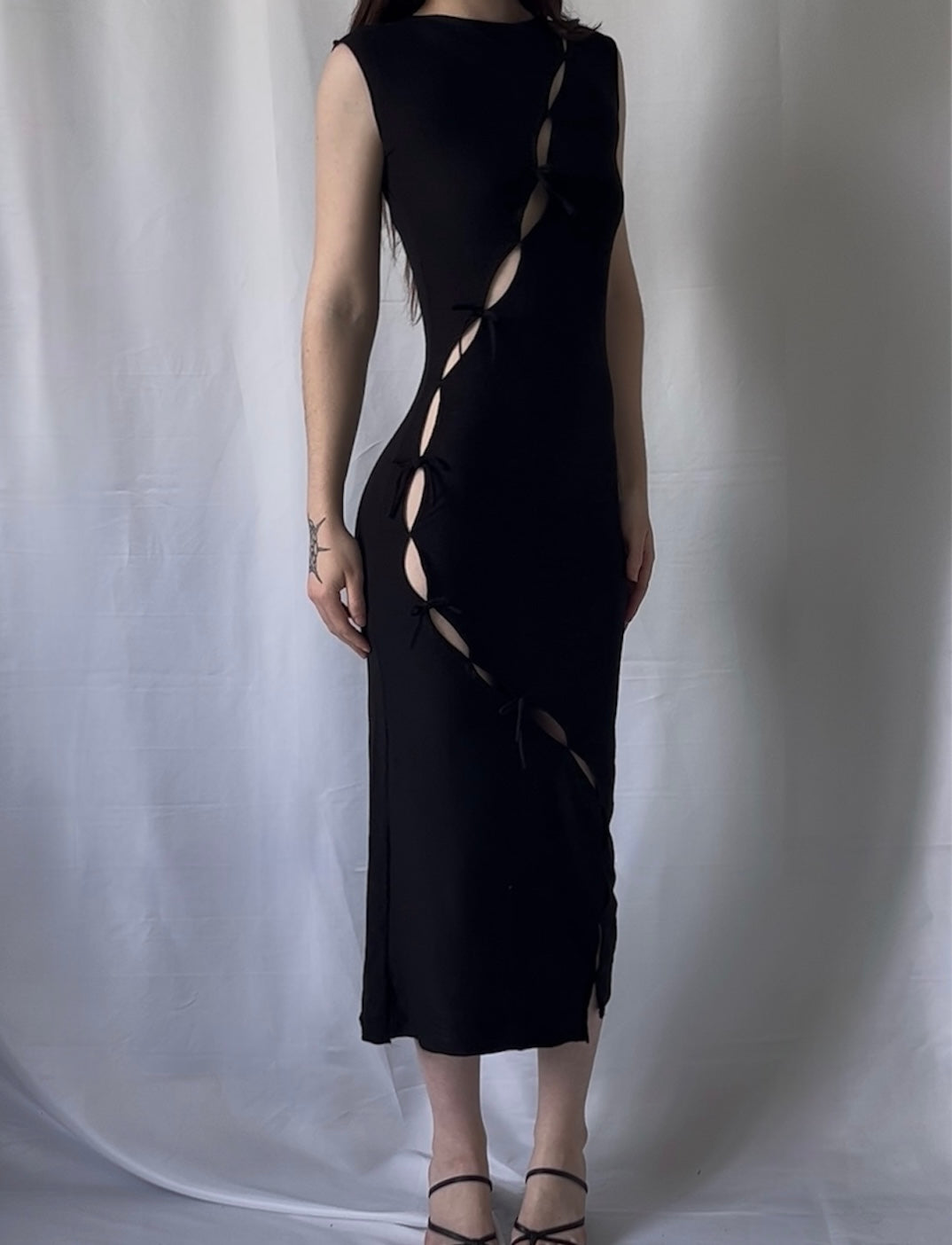 Robe longue à gouttes