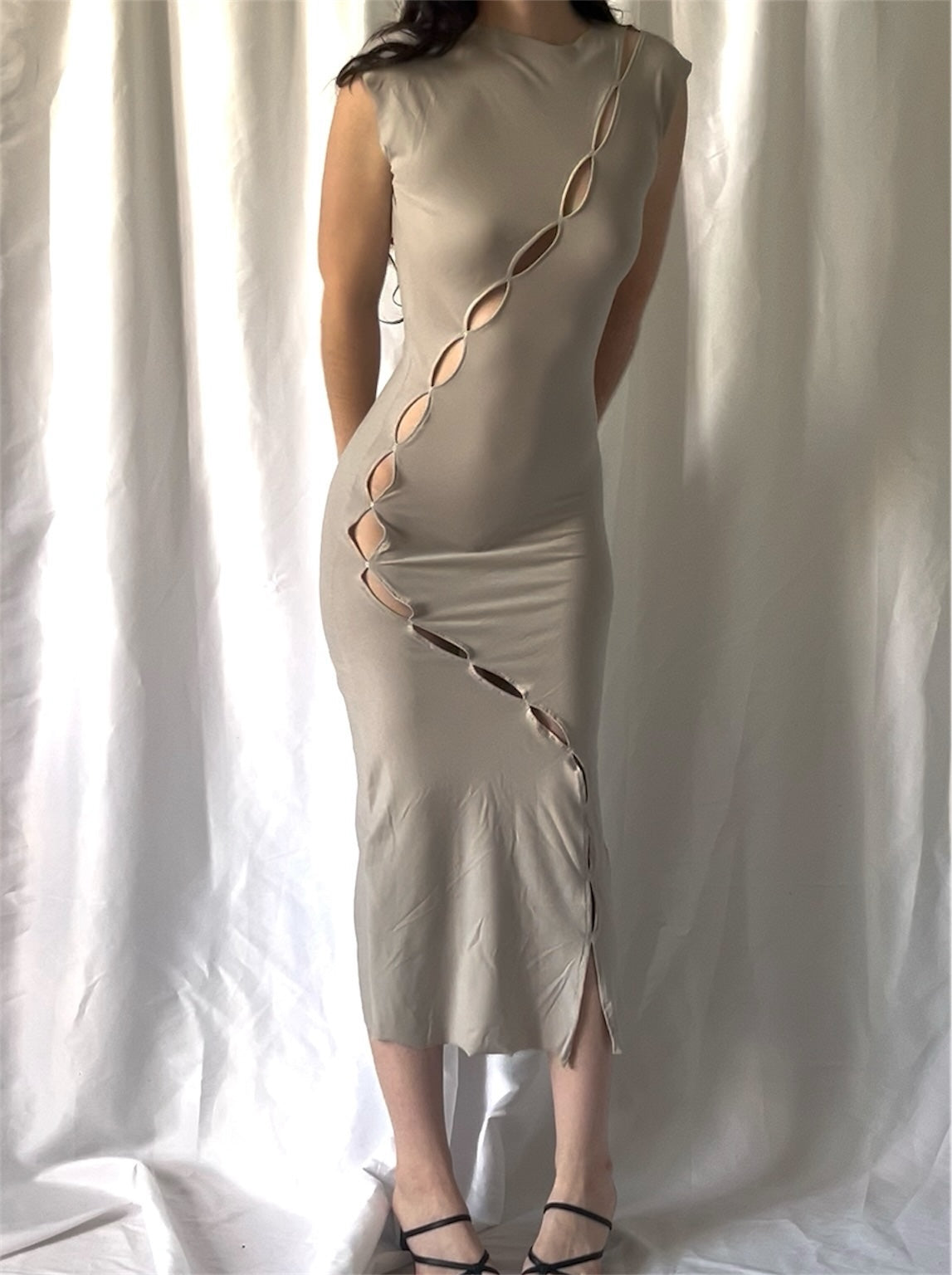 Robe longue à gouttes