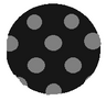 Polka dot black/grey