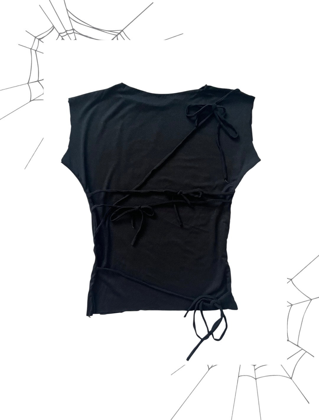 T-shirt cordons à nouer